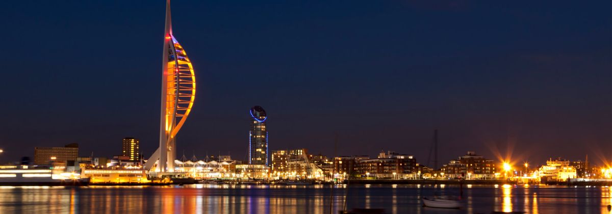 Spinnaker Tower lights up for National Care Leavers Week